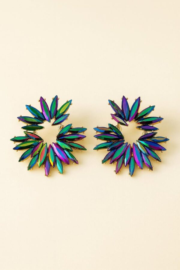 Crystal Rainbow Earrings