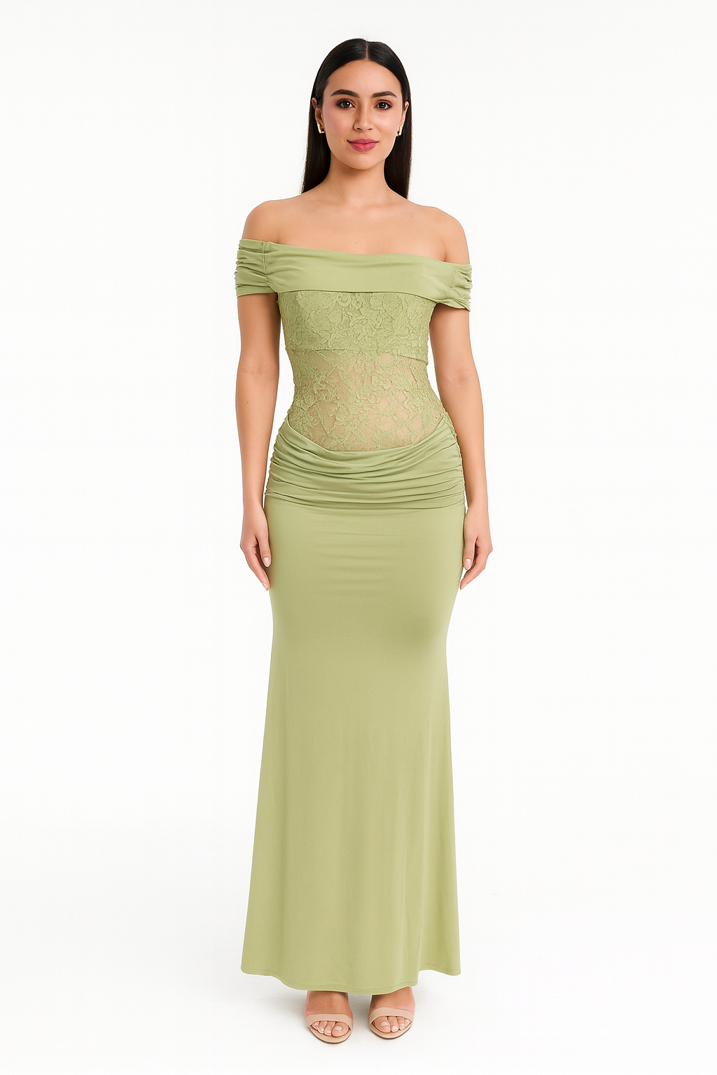 Drop Waist Lace Dress